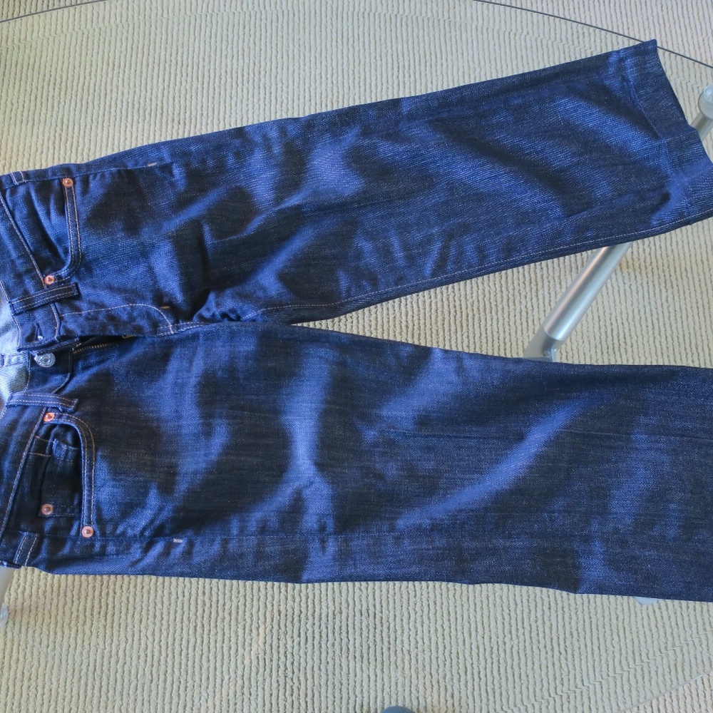 7 for All Mankind straight leg cropped jeans